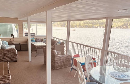 Cuba House | Lake Living Paradise! Views from every level, screened in deck, fire pit & more!