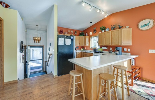 Lake Wissota House | Lake Wissota Home w/Private Dock + Fire Pit!