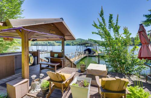 Blairsville House | Lakefront Blairsville House with Game Room and Hot Tub