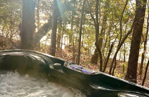 Flint Cabin | Lakefront Cabin 2BR Escape pvt. Hot Tub & Dock