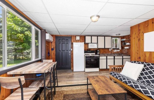 Chippewa Lake Cabin | Lakefront Cabin for Two w/Pickleball