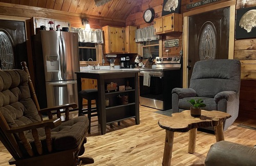 Stratton Cabin | Lakefront Cabin/Hot Tub/Dock Lake Access/Ski Sugarloaf Mountain12mi/Trail Access