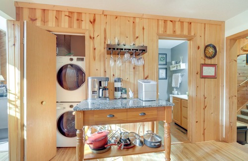 Markville Cabin | Lakefront Cabin w/Private Dock + Beach + Fire Pit