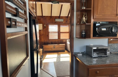 New Fairfield Cabin | Lakefront Cabin w/Dock, Fire Pit and Private Beach on Quiet Candlewood Lake Cove