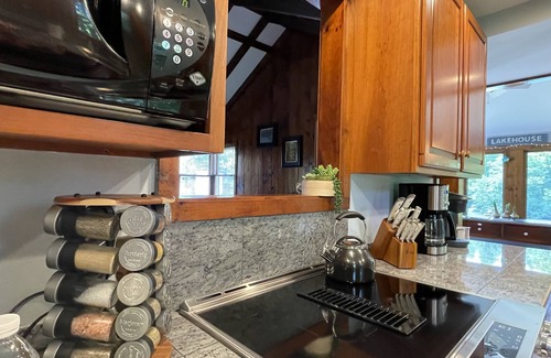 New Fairfield Cabin | Lakefront Cabin w/Dock, Fire Pit and Private Beach on Quiet Candlewood Lake Cove