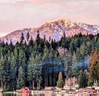Lake Roesiger House | Lakefront: Dog Friendly, Dock, BBQ, Firepit, AC