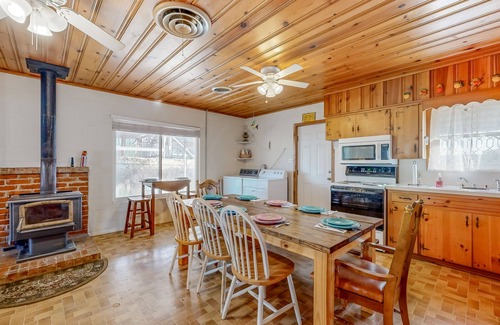 Tow Cabin | Lakefront, dog-friendly home with patio, lovely view & access to lake activities