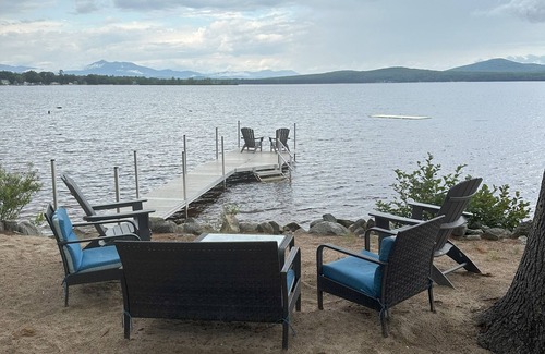 Center Ossipee House | Lakefront home on Ossipee Lake with dock and gorgeous views