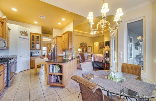 Grove House | Lakefront Home w/Furnished Deck in Grove!