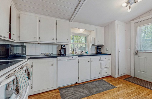 South Sanford House | Lakefront home with seasonal dock & deck - close to trails & ocean beaches