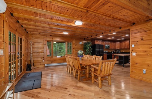 Highland Lake Cabin | Lakefront Lodge w/Pvt Dock, Sauna, GameRm, Pickle/Basketball Court, Firepit