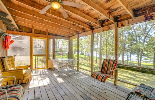 New Concord House | Lakefront New Concord Paradise with Screened Porch!