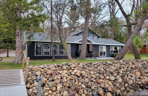 Hillman House | Lakefront Retreat on Platte Lake - Sleeps 18 - 2 King Ensuites - Pontoon Rental