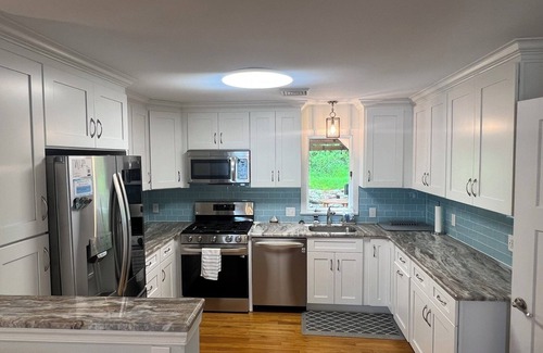 Shawanese House | Lakefront Retreat with Private Dock, Sunset Views, and Gas Firepit