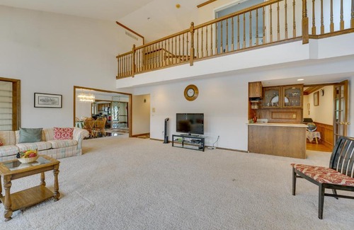 Shelby Township House | Lakefront Shelby Twp Getaway with Swim Pond!