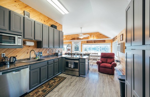 North New Portland House | Lakefront, Stunning Home only 30 min to Sugarloaf!