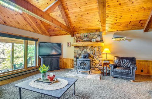 Townsend House | Lakefront Townsend Cabin with Fire Pit, Private Dock