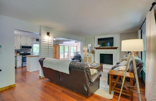 Bracey House | Lakefront Vacation Rental with Views and Hot Tub!