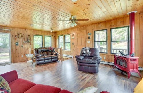 Stone Lake House | Lakefront Wisconsin Home - Deck, Fire Pit and Kayaks