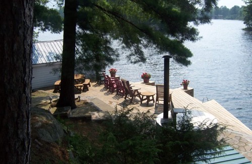 Town of Hermon Cabin | Lakeside Cabin with Great Views, Exceptional Waterfront, and Motorboat.