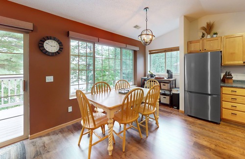 St Germain Condo | Lakeside condo with brand-new kitchen appliances, firepits, & easy trail access