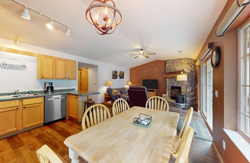St Germain Condo | Lakeside condo with brand-new kitchen appliances, firepits, & easy trail access