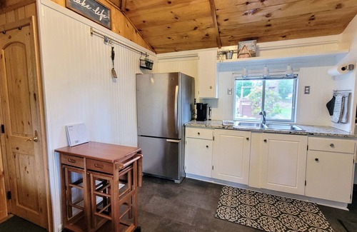 Mossyrock Cabin | Lakewood cabin at Lake Mayfield w/Private Dock, Heat/AC, WiFi, Firepit, Parking