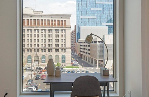 Greektown Historic District Apartment | Landing at eXchange - Studio in Downtown Detroit