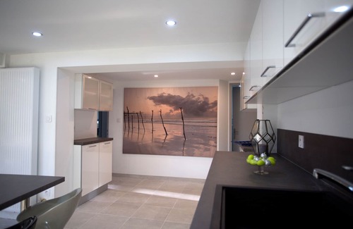Biscarrosse House | Large air-conditioned house (10 people) in large enclosed wooded grounds, heated swimming pool