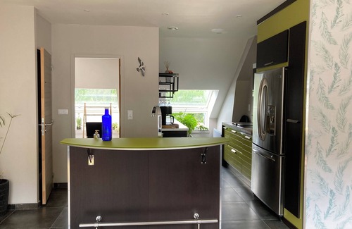 Bec-de-Mortagne Apartment | Large apartment for 4 with 2 bedrooms