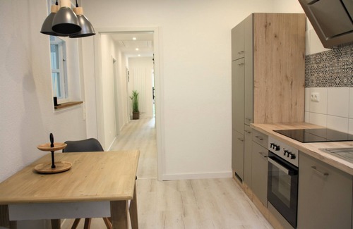Oetzen Condo | Large, bright vacation apartment in the Lüneburg Heath with pool house and 2 balconies