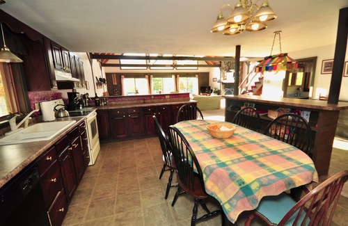 Birch Hill Ski Chalet | Large chalet with private hot tub and great views close to North Conway town
