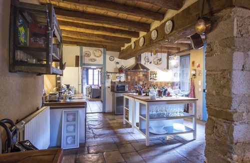 Saint-Loup-Lamaire Cottage | Large charming house with private pool, spa, sauna, hammam, gym