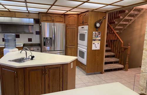 Sherwood Park House | Large family or group vacation lake home with dock and boats 35 minutes from WEM