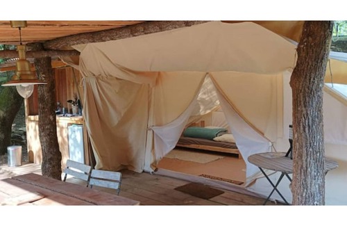 Saint-Eloy-les-Tuileries Cabin | Large furnished tent in the heart of nature