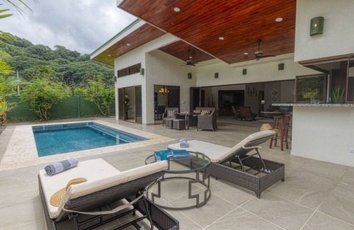 Dominical House | Large group rental - 2 new houses side by side steps from beach, bars, dining!