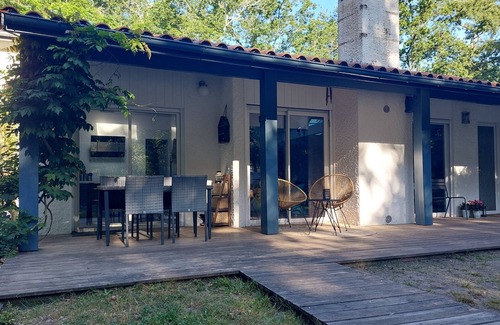 Saucats House | Large house with 2785 m2 of garden between Bordeaux and the Ocean - Heated swimming pool