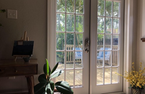 Juno Beach House | Large lock off room on the backside of our home, 2 miles from beaches. US1&PGA