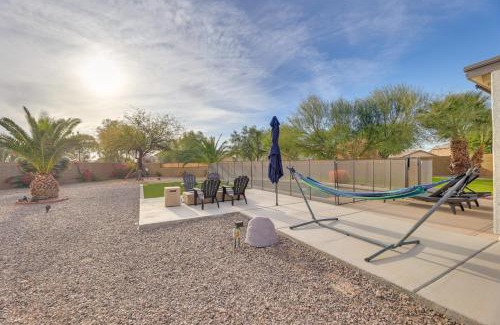 Coolidge House | Large Pool and Yard with Bocce Oasis in Coolidge!