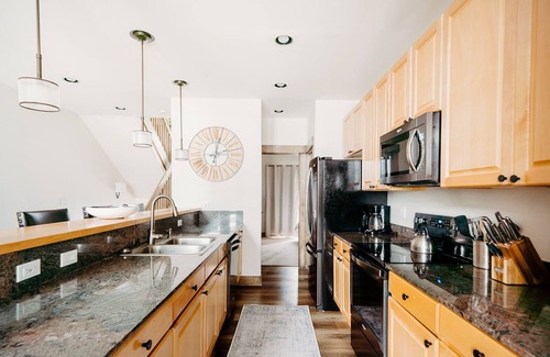 Peak 8 House | Large ski-in/ski-out home with mtn views, hot tub, firepit