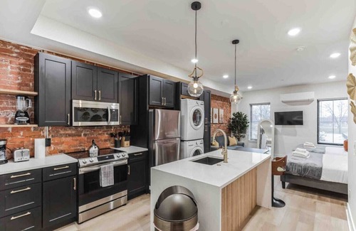 North Philadelphia West Apartment | Large Studio w/2 Beds & Balcony (C)
