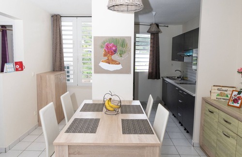 Le Marin Apartment | Large T2 classified 3 * terrace superb view on the bay of the sailor comfortable