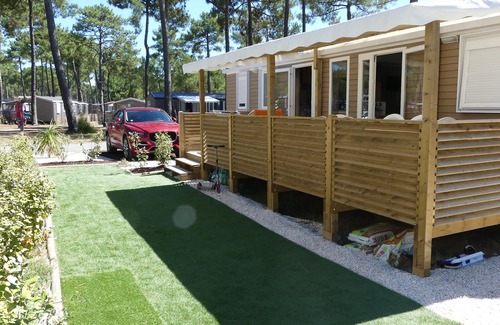 Vendays-Montalivet House | LAST MINUTE Mobilhome Luxe 5 * Camping with direct access to the beach (3 ch - 2 sd)