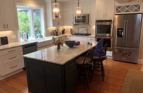 Mattapoisett House | Late summer weeks available. Enjoy water views while relaxing on the porch!