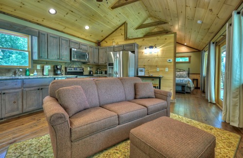 Mineral Bluff Cabin | Laurel Escape LLC - Romantic Luxury Cabin : Perfect For 2! nLodging Cert #033336