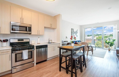 Downtown Apartment | Lavish 1 bed Apt + Rooftop & Gym - Downtown Stamford