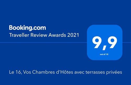 Clavette Bed & Breakfast | Le 16, Vos Chambres d'Hôtes avec terrasses privées
