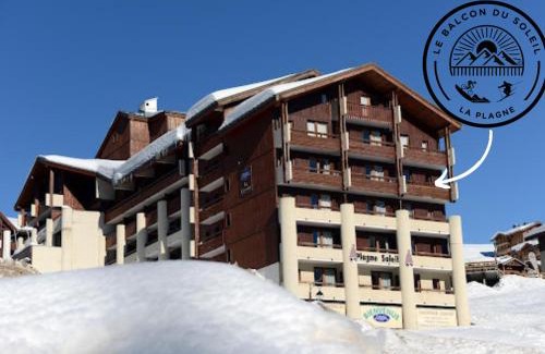 Plagne Soleil Apartment | Le balcon du soleil, Pied de pistes 2100m 5 pers Plagne Soleil paradiski classé 2 étoiles meublé et 3 cristaux Paradiski