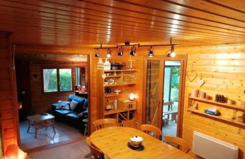 Lamadeleine-Val-des-Anges Ski Chalet | Le chalet de l'Ange - gîte - bain nordique