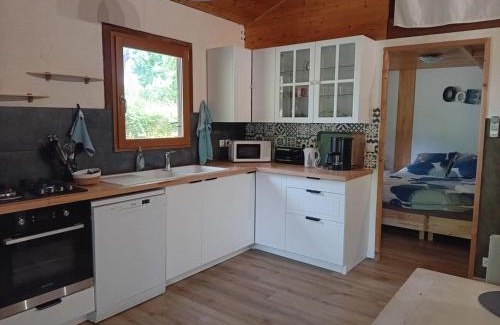 Sainte-Eulalie-en-Born Apartment | Le Chalet d'Isabelle-sur la vélodyssée-drap-serviette